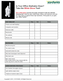 office cleaning checklist