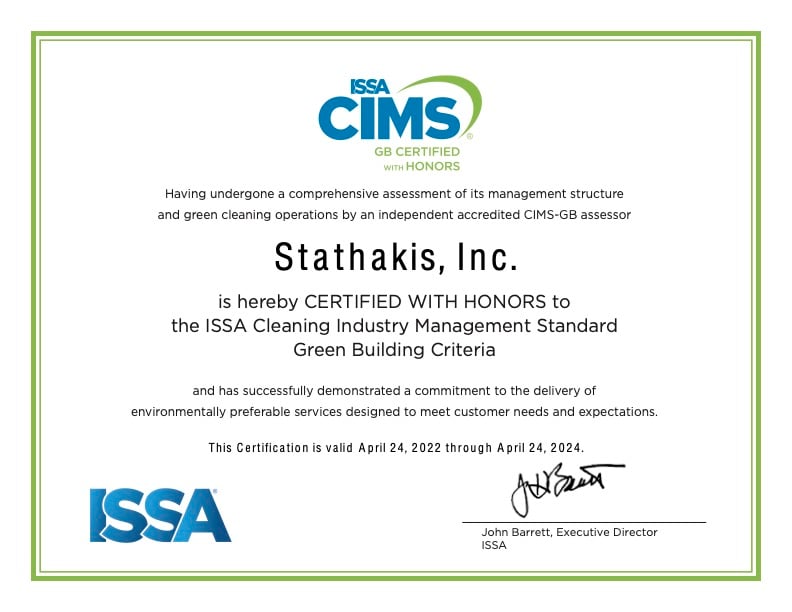 Stathakis CIMS certificate-GB HONORS